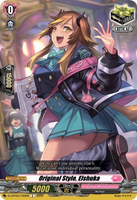 Original Style, Elshuka Card Front