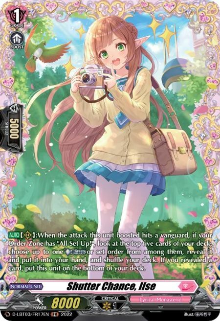 Shutter Chance, Ilse Card Front