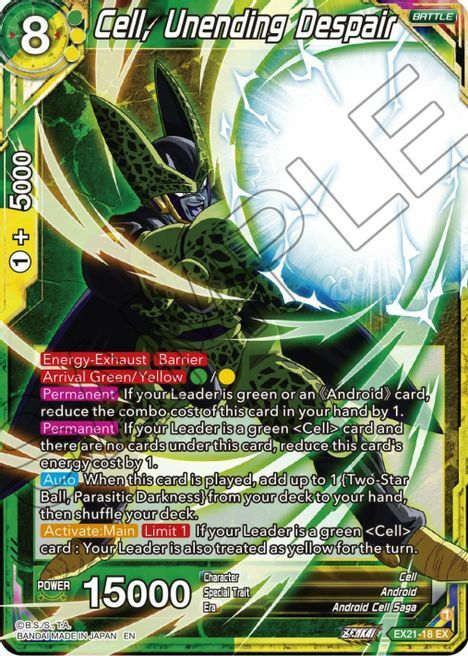 Cell, Unending Despair Card Front
