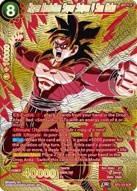 Hyper Evolution Super Saiyan 4 Son Goku Expansion Set: 5th