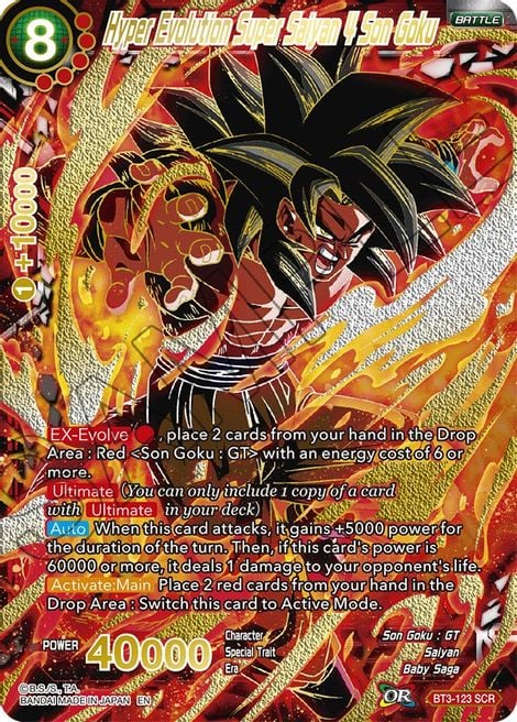 Hyper Evolution Super Saiyan 4 Son Goku Expansion Set: 5th