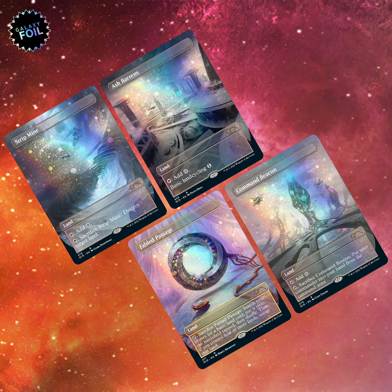Secret Lair Drop Series: Totally Spaced Out | Galaxy Foil Edition Set