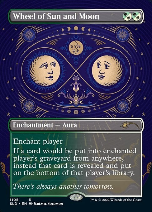 Wheel of Sun and Moon Card Front