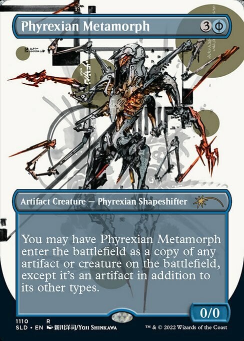 Metamorfosi Phyrexian Card Front