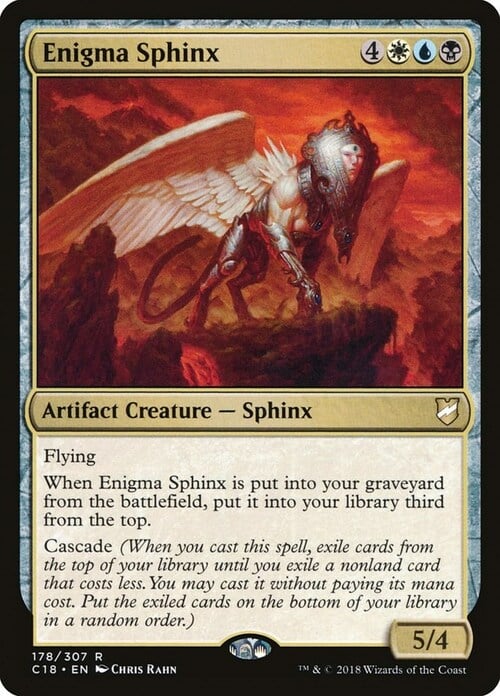 Enigma Sphinx Card Front