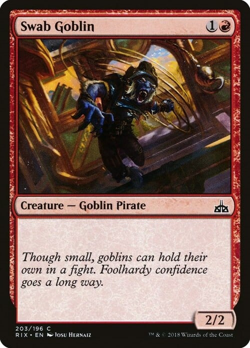 Swab Goblin Card Front