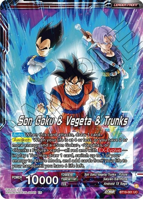Son Goku & Vegeta & Trunks // SS Son Goku, SS Vegeta, & SS Trunks, the  Ultimate Team Fighter's Ambition | Dragon Ball Super | CardTrader