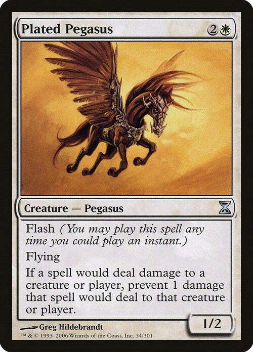 Plated Pegasus Card Front