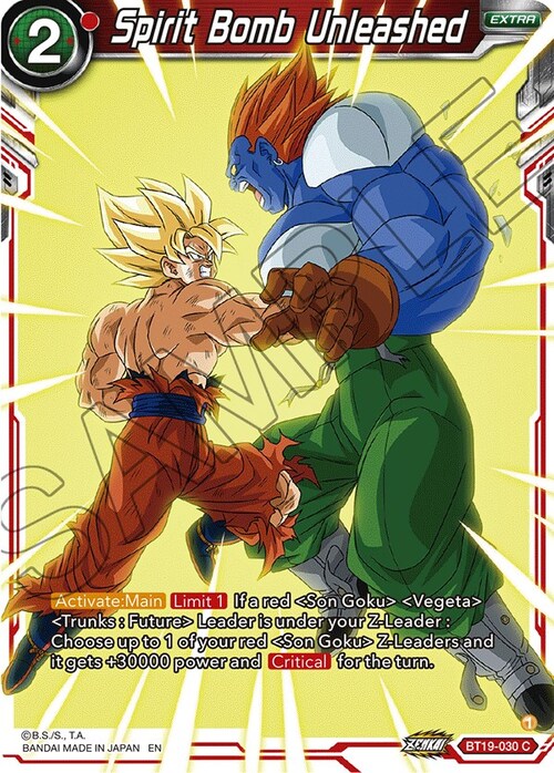 Spirit Bomb Unleashed Frente