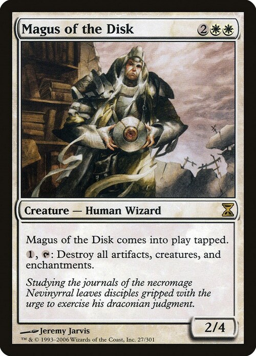 Magus of the Disk Card Front