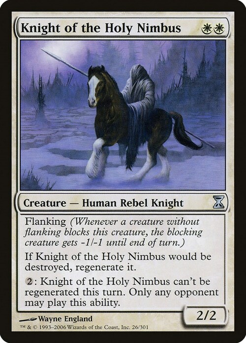 Knight of the Holy Nimbus Card Front