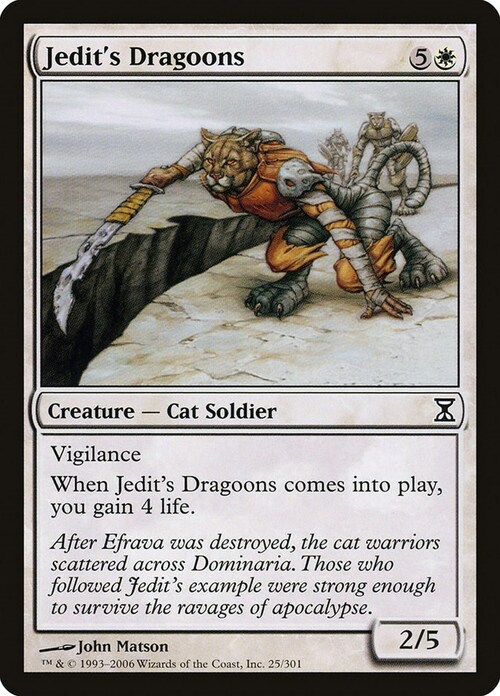 Jedit's Dragoons Card Front