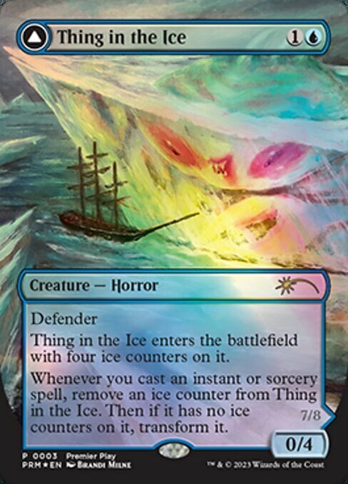 Thing in the Ice // Awoken Horror Card Front