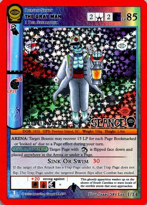 The Gray Man Card Front