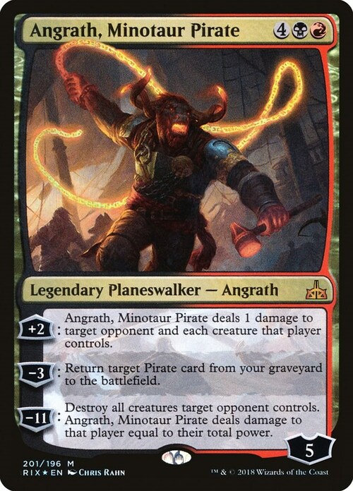 Angrath, Minotaur Pirate Card Front