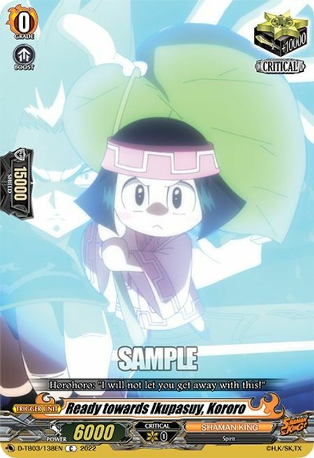 Ready towards Ikupasuy, Kororo [D Format] Card Front