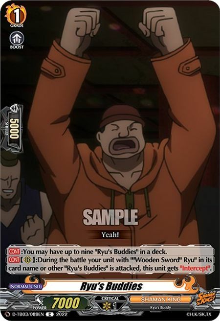 Ryu's Buddies [D Format] Card Front