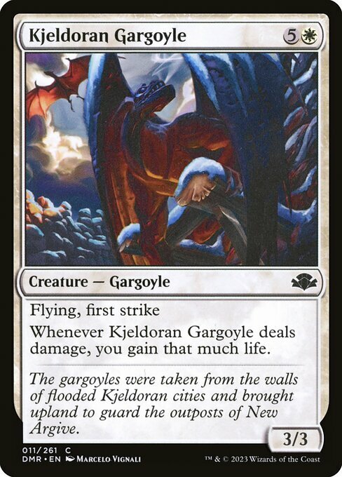 Gargoyle di Kjeldor Card Front