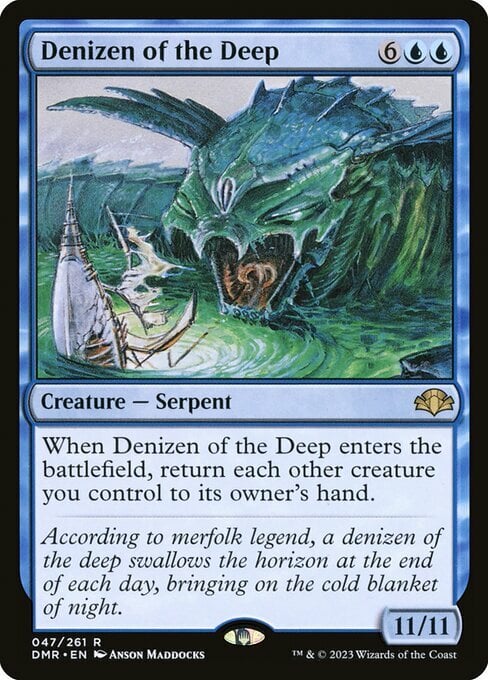 Denizen of the Deep Card Front