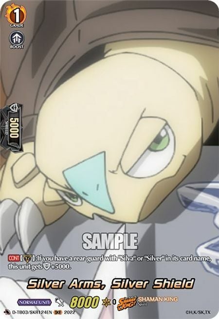 Silver Arms, Silver Shield [D Format] Card Front