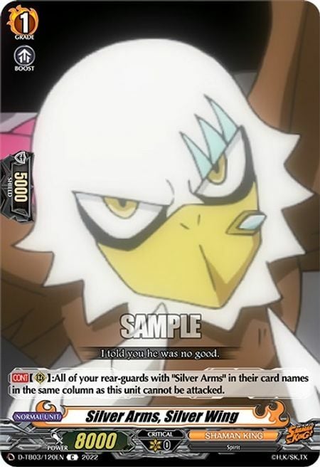 Silver Arms, Silver Wing [D Format] Card Front