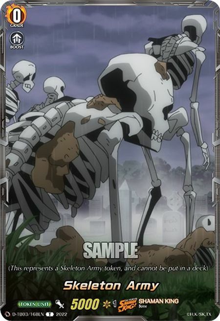Skeleton Army Card Front