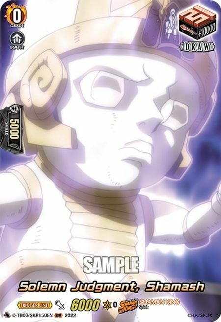 Solemn Judgment, Shamash [D Format] Card Front