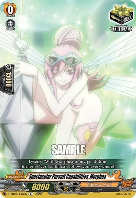 Spectacular Pursuit Capabilities, Morphea [D Format] Card Front