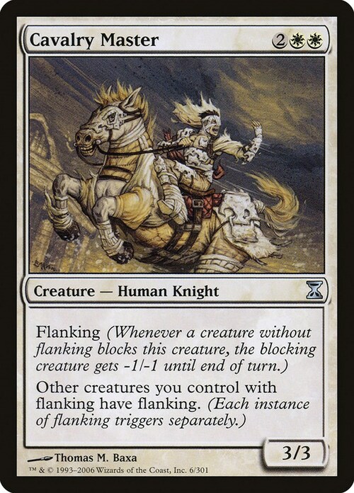 Cavalry Master Card Front