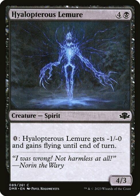 Lemure Hyalopterous Card Front