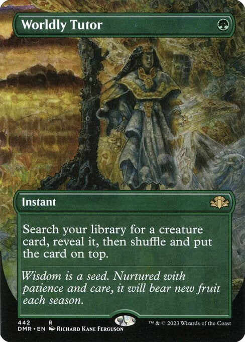 Worldly Tutor Card Front