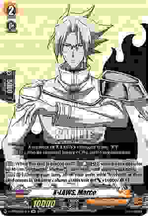 X-LAWS, Marco Card Front