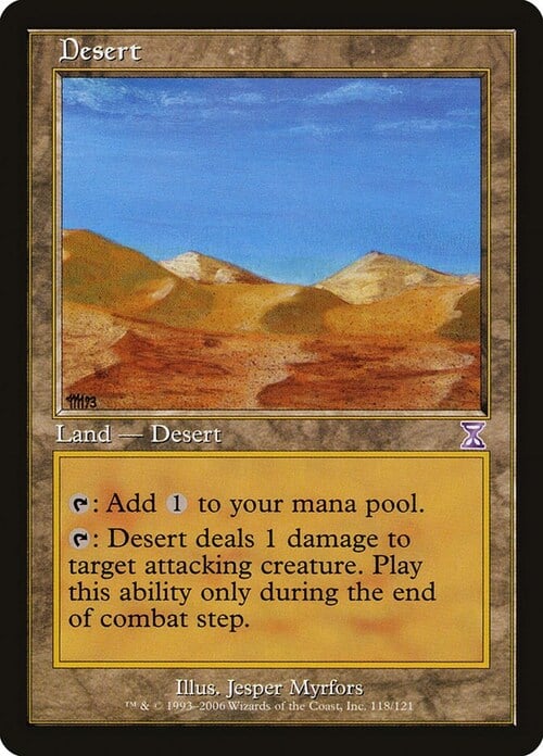 Deserto Card Front
