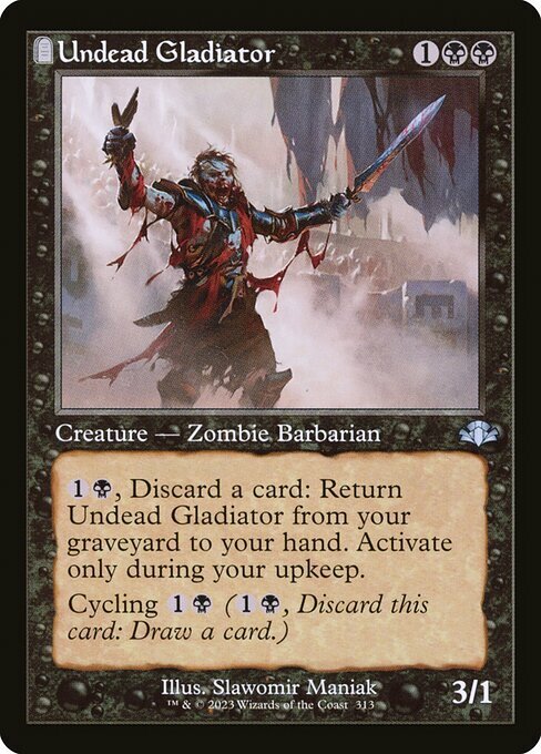 Gladiatore Non Morto Card Front