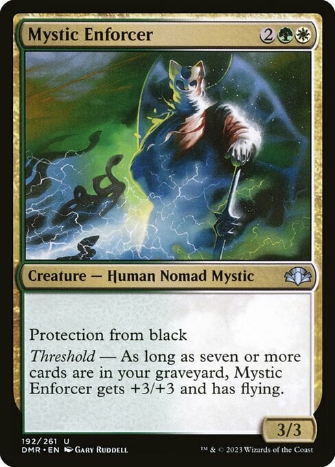 Mystic Enforcer Card Front