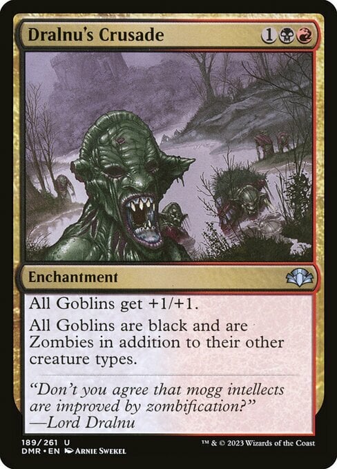 Dralnu's Crusade Card Front