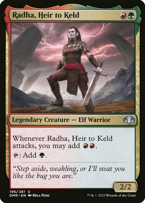 Radha, heredera de Keld Frente