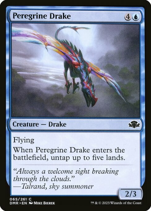 Peregrine Drake Card Front