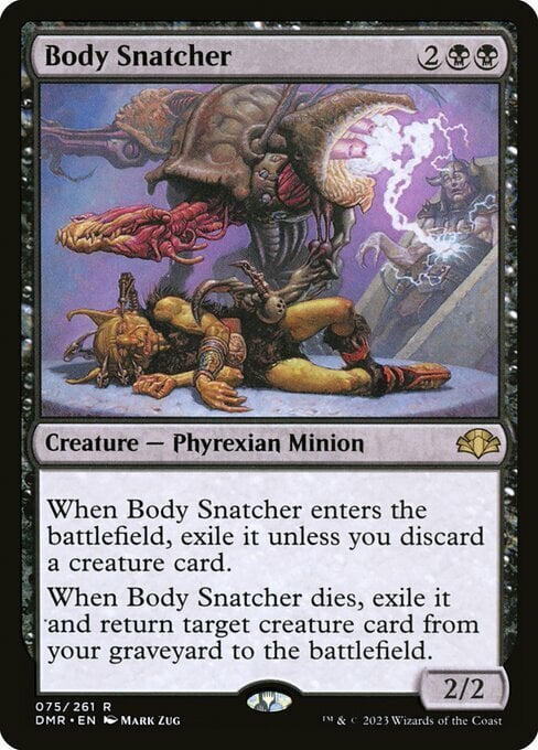 Body Snatcher Card Front