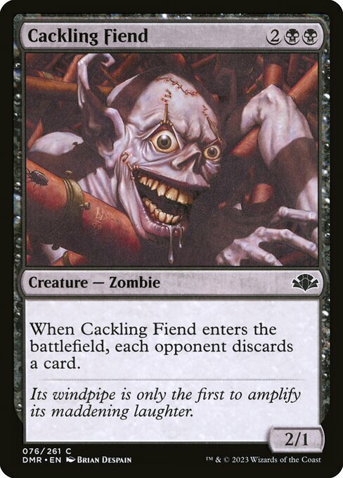 Cackling Fiend Card Front