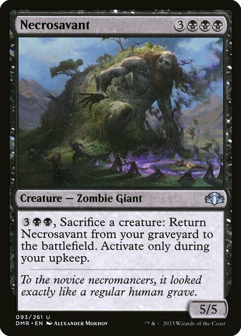 Necrosavant Card Front