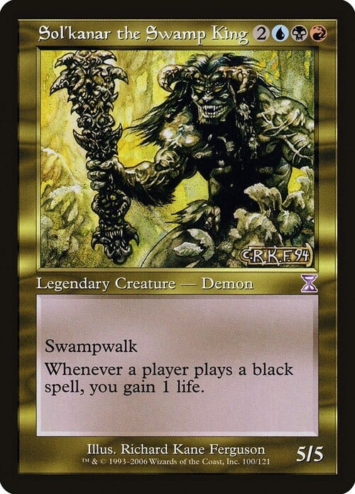 Sol'kanar the Swamp King Card Front