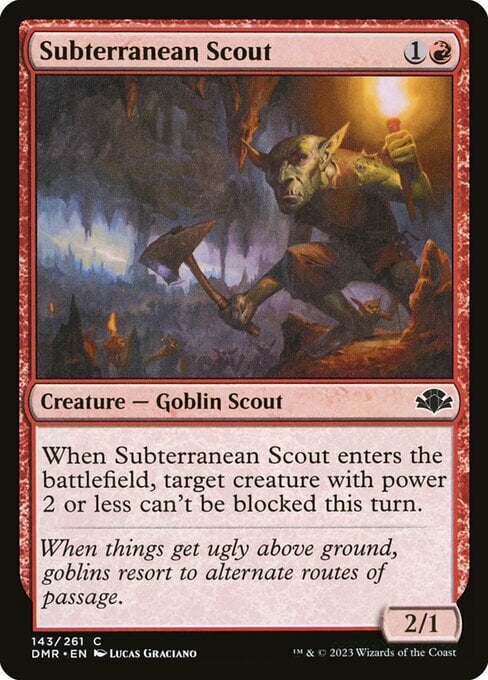 Subterranean Scout Card Front