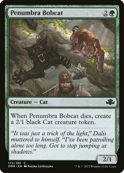 Penumbra Bobcat Card Front