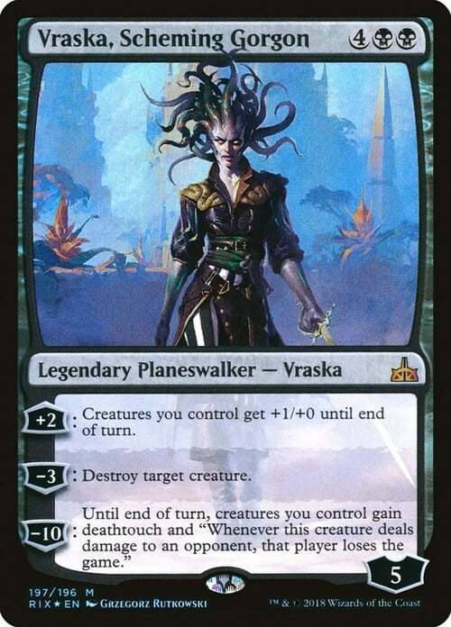 Vraska, Scheming Gorgon Card Front