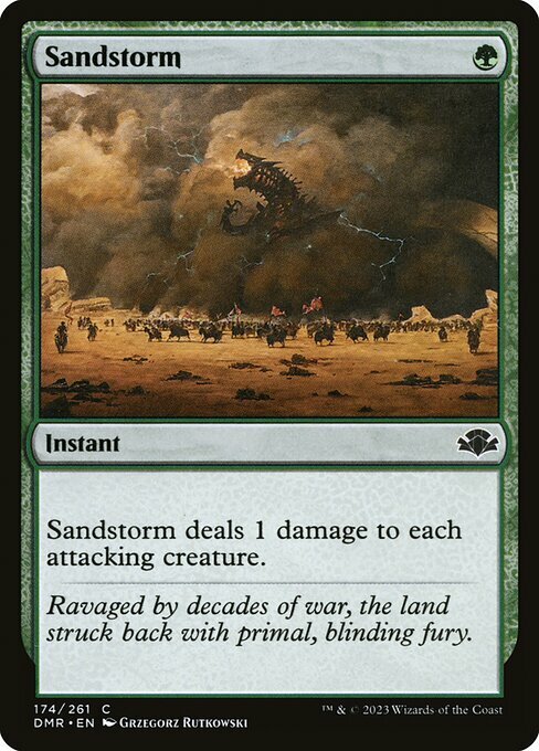 Sandstorm Card Front