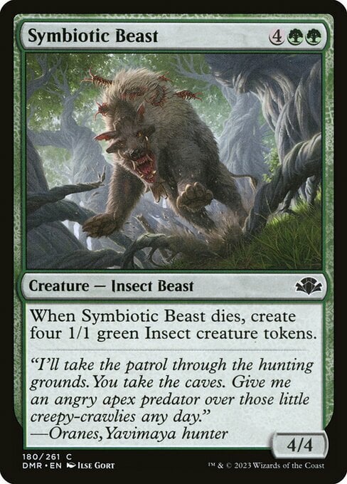Symbiotic Beast Card Front