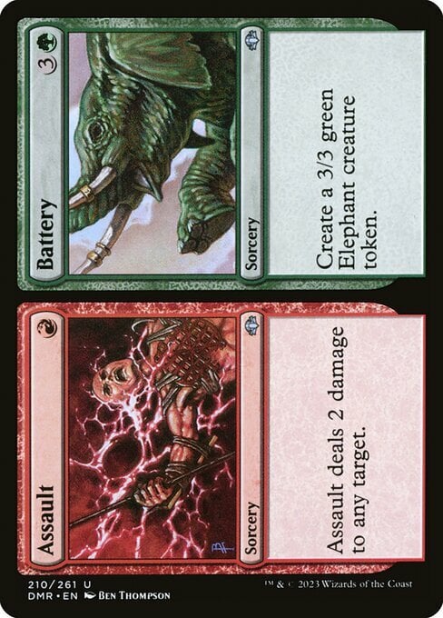 Assault // Battery Card Front