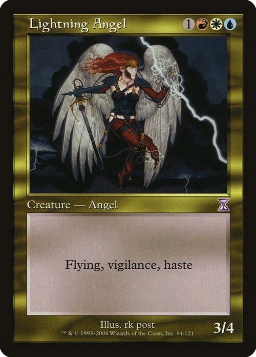 Lightning Angel Card Front