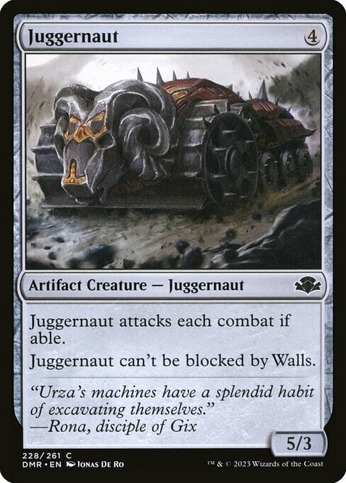 Juggernaut Card Front